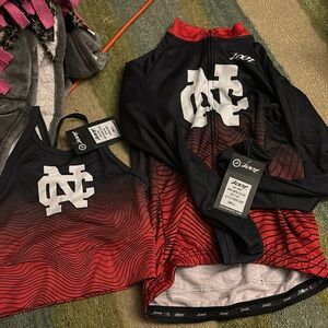 Zoot triathlon sports bra and athletic jacket